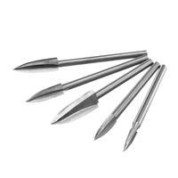 5pcs sculpture sur bois gravure foret fraise outil de travail du bois de coupe