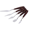 5pcs spatule mélangeur en acier inoxydable mélange de grattoir pour argile pottery cremics