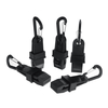 5pcs tente auvent vent corde pince serrer portable camping en plein air clip en plastique outil