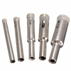 5pcs trou de scie à diamant trépan situé à 5/6/8/10 / tuile de 12mm verre céramique trou de marbre de porcelaine scie