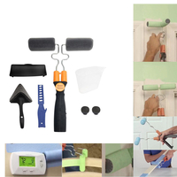 5pcs vitesse universelle peintre crédit xglide double face pinceau brosse pinceau peinture pinceaux outils de coin cylin