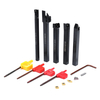 5pcs 10MM Set de porte-outil de tournage avec inserts Outil de tour