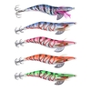 5 pcs 13.5cm20g Bois Crevettes Calmar Leurres Appât Basse Crochets