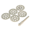 5pcs 22mm Diamond Cut Off Wheel Disc avec 3mm Rod