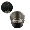 5 PCS 54 * 61mm Épaississement En Acier Inoxydable De Pêche Leurre Feeder Titulaire De Pêche En Plein Air Outil Appât Pa
