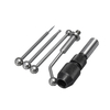 5pcs Centre Locator Center Finder Indicateur Holder Clamp Chuck Shaft avec connecteurs