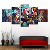 5 Pcs Moderne Abstrait Couleurful Toile Imprimer Peintures Accueil Mur Art Décor Sans Cadre