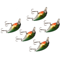 5Pics Leurres de pêche Tackle VCM 3D Eyes Hook Swimbait Baits