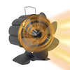 6 Blade Heat Powered Wood Stove Fan Fireplace Fan Furnace Air Blower for Wood/Log Burner/Fireplace Eco Friendly Fan-DY38