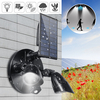 6 Jardin solaire rotatif avec capteur de mouvement PIR LED Solar