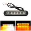 6 LED voiture remorque bateau lumière de secours barre de danger clignotant lampe davertissement stroboscopique