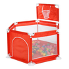 6 panneaux bébé garde de sécurité pour parc avec porte à fermeture éclair ronde pour enfant en bas âge enfants jouer jeu