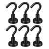 6 pcs 25mm OD Magnétique Crochet Néodyme Aimant Titulaire Magnétique Salvage Outil