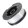 6 Pcs AF100 0, 065 pouce Trimmer Line 30ft Remplacement String Trimmer Bobine Cap Cover Spring Pour Black and Decker Stri