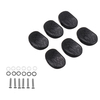6 PCS Bois Texture Guitare Chevilles Tuners Mécaniques Têtes Bouton De Remplacement Bouton