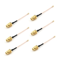 6 PCS Mini IPEX UFL. IPX à SMA Câble dextension dantenne 20 * 20 pour Micro VTX RX FPV System