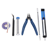 6 Pcs Soudure Fer À Souder Kit Doutils Set Pompe À Dessouder Brucelles Cutters Flux Wick Scraper
