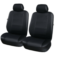 6 pcs Universel Avant Siège De Voiture Couvre Appuie-Tête Protection Coussin PU En Cuir