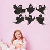 6 Pcs Variété Halloween Ghost DIY Sticker Mural Amovible Vinyle Art Decal Décor Imperméable Fonds décran