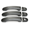 6 pcsensemble ABS Carbone 3 Poignées de Poignée de Porte Poignées Pour VW Transporter T5 T6 Caddy pour Vans