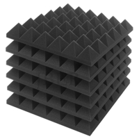6 pièces 30*30*5 cm insonorisant coton mousse insonorisé coton hangar mur silencieux éponge