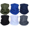 6 pièces Bandanas sans couture écharpe multifonctionnelle bandeau élastique UV Protection pour Yoga course à pied randon