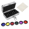 6 pièces Colorful kit de filtre de télescope réduction de la lumière pour oculaires de télescopes