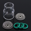 6 pièces TIG torche de soudage Kit de lentilles à gaz verre Pyrex tasse pour WP-9 & WP-17