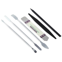 6 pièces U niversal M obile téléphone réparation outil douverture en métal Spudger Kits démonter C rowbar métal aci
