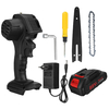 6 pouces 1200W tronçonneuse électrique tronçonneuse tronçonneuse outil de coupe de travail du bois sans fil avec 1/2 piè