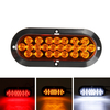 6 pouces 24LED feu arrière feu de position latéral indicateur de clignotant arrière lampe de frein pour 12 V remorque ca