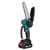 6 pouces 88VF tronçonneuse électrique Portable scie à chaîne Rechargeable petite tronçonneuse à bois sans / 1/2 pièces B