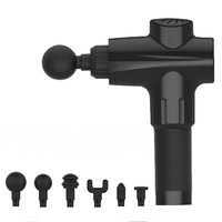 6 Têtes Électrique Fascia Percussive Massager 6 Vitesses Rechargeable Deep Muscle Relaxant Thérapie Dispositif