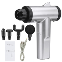 6 vitesses 3200R / MIN masseur à percussion électrique thérapie de relaxation musculaire pistolets de Massage avec 4 têt