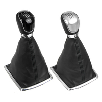6 vitesses MT pommeau de levier de vitesse avec cache anti-poussière pour Ford Focus 2005-2012