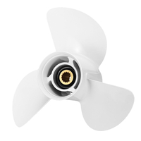 60-115HP hélice hors-bord en aluminium de bateau 13-1 / 4 17 pas pour le yacht Yamaha