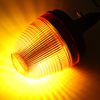 60 LED Feu clignotant rotatif Amber Beacon DIN Montage sur poteau Tracteur Lampe davertissement Lampe 12 / 24V