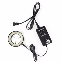 60 LED Lampe déclairage à anneau réglable pour microscope STEREO ZOOM