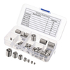60 pièces / ensemble M3-M12 ensemble dinserts de filetage en acier inoxydable kit dinsertion de réparation de