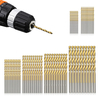 60 pièces 1/1.5/2/2.5/3/3.5mm HSS titane enduit outils de foret hélico dal
