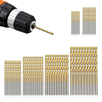60 pièces 1/1.5/2/2.5/3/3.5mm HSS titane enduit outils de foret hélico dal