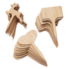 60 pièces ATOMSTACK étiquettes de planche en bois gravure Laser matériaux de coupe bricolage artisanat faisant feuille d