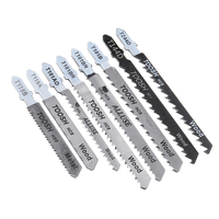 60 pièces HCS T-tige lame de scie sauteuse courbe outil de coupe métal acier lame de scie sauteuse ensemble pour bois en