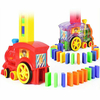 60 pièces kit de voiture de Train Domino motorisé mis en place des blocs ascenseur tremplin pont ensemble Colorful briqu