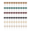 60 pièces Mini brosse tampon à récurer roue abrasive Nylon Fiber meulage tête de ponçage polissage roue de polissage