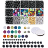 600 pcs enfants filles enfant bricolage collier bracelet faire des perles fabrication de bijoux ensemble