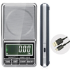 600g 0.01g Électronique LCD Bijoux Échelle Poche Numérique Poids Mini Précision Balance USB Interface