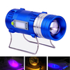 600LM 4 LED de couleur 500M Range Zoomable Lampe de poche de pêche à LED rechargeable avec chargeur