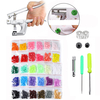 600pcs attache kit de fixation T5 outil de couture tenu dans la main de pinces de bouton daide