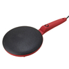 600W 220V Électrique Crêpe Plaque Pan Crêpière Antiadhésive Cuisson Dessert Machine Rouge/Noir
